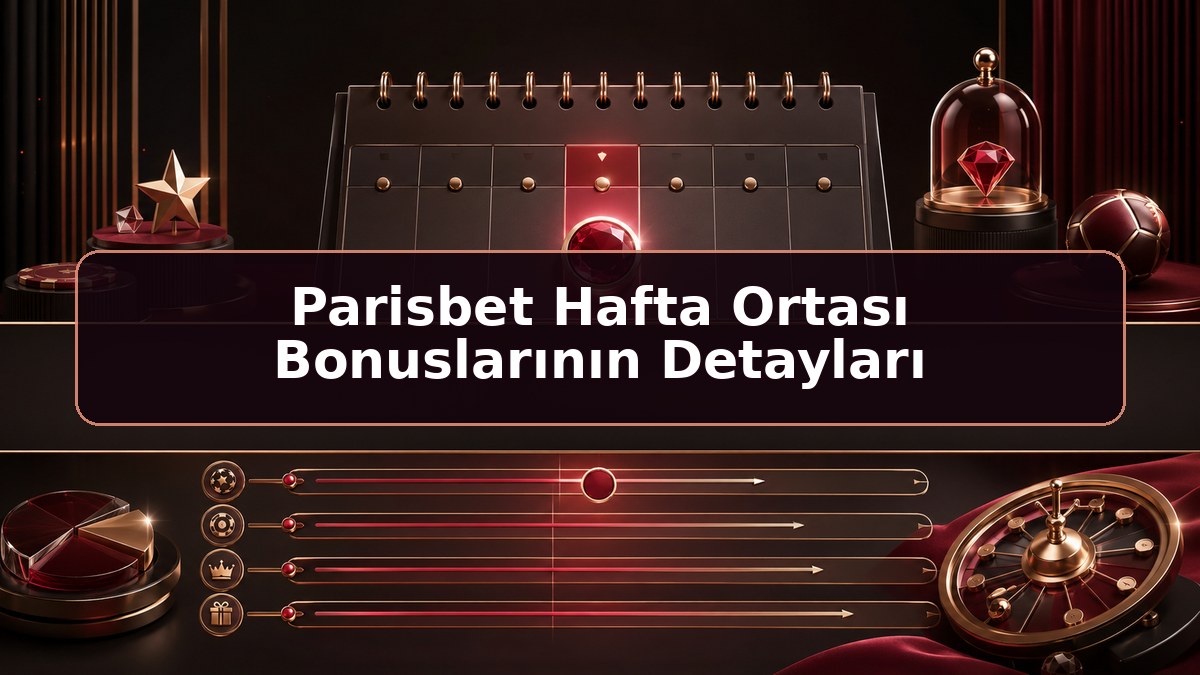 Parisbet Hafta Ortası Bonuslarının Detayları hakkında Parisbet bilgilendirme görseli