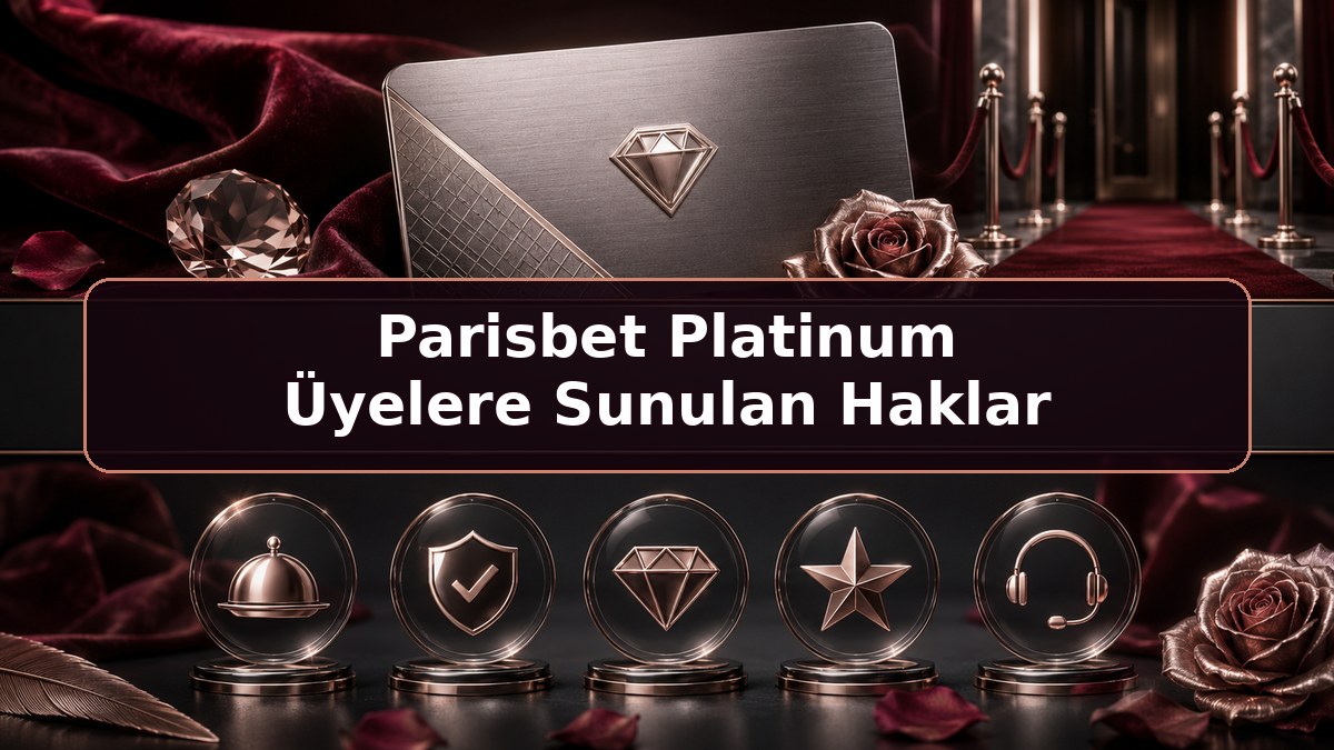 Parisbet Platinum Üyelere Sunulan Haklar hakkında Parisbet bilgilendirme görseli