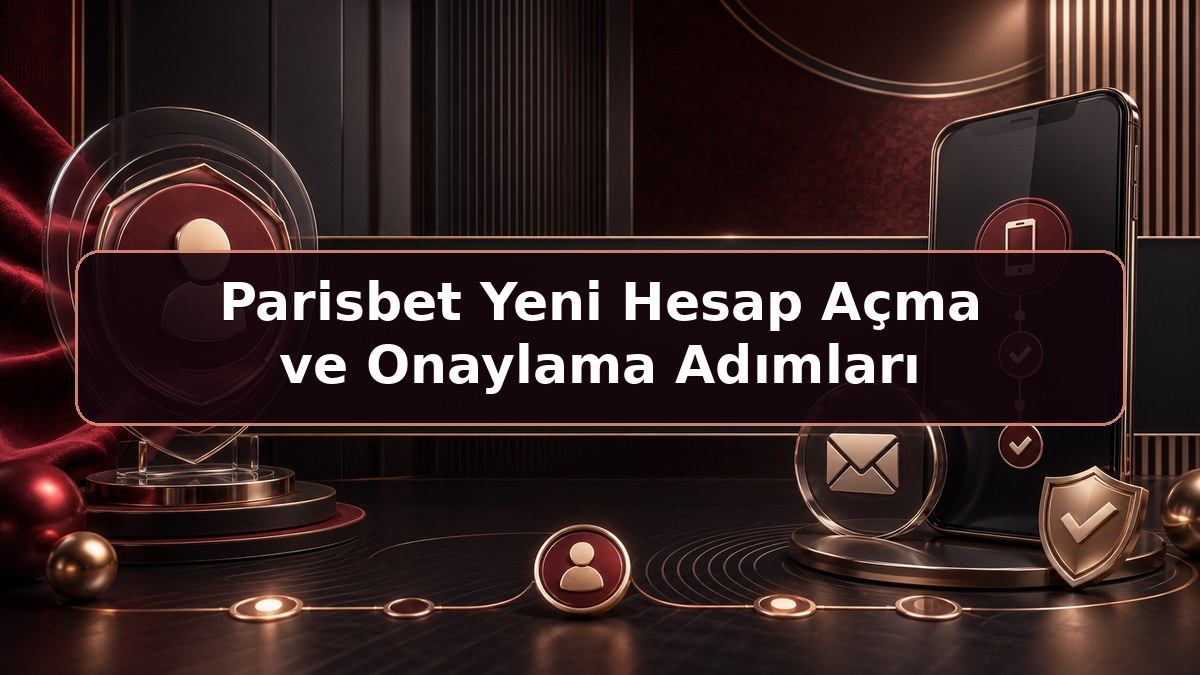 Parisbet Yeni Hesap Açma ve Onaylama Adımları hakkında Parisbet bilgilendirme görseli